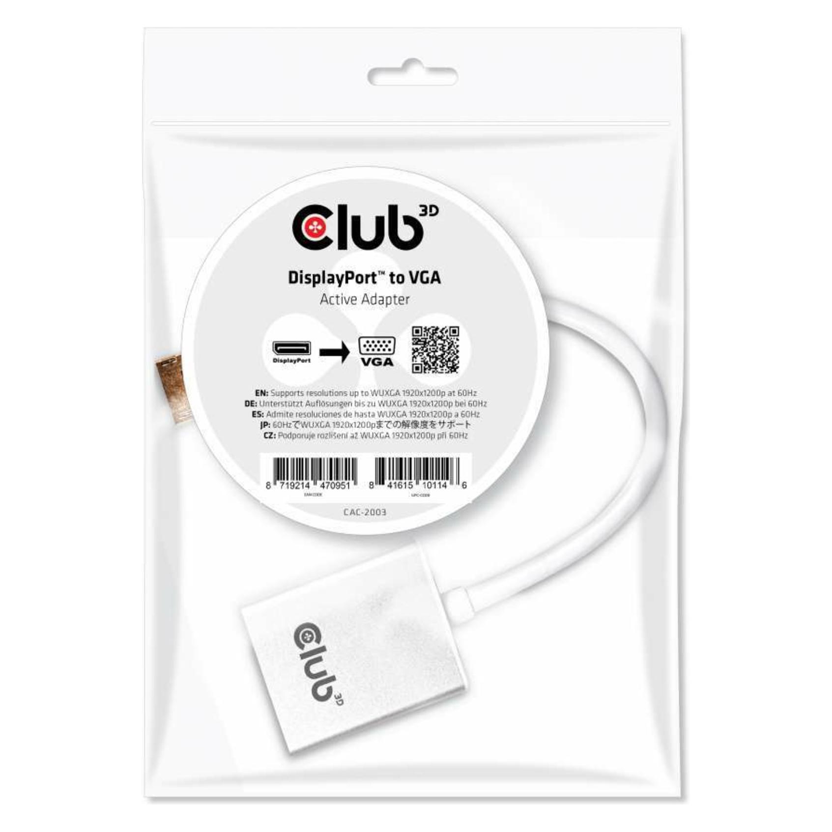 Club 3D Displayport zu (DisplayPort, VGA) (CAC-2003)