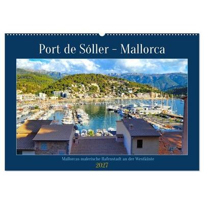 Port de Sóller - Mallorca (Wandkalender 2027 DIN A2 quer), CALVENDO Monatskalender