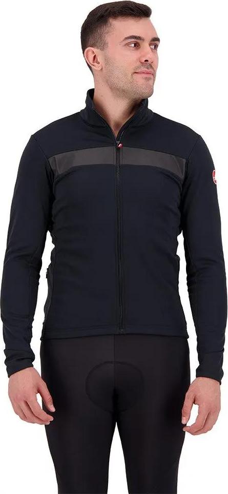 Castelli Raddoppia 3 Gore-tex Infinium Windstopper Jacke Schwarz XL Mann Schwarz XL