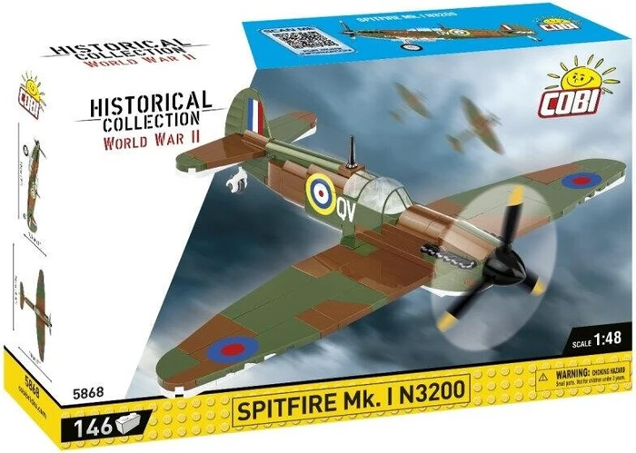 Cobi 5868 II WW Spitfire Mk. I N3200, 1:48, 146 k