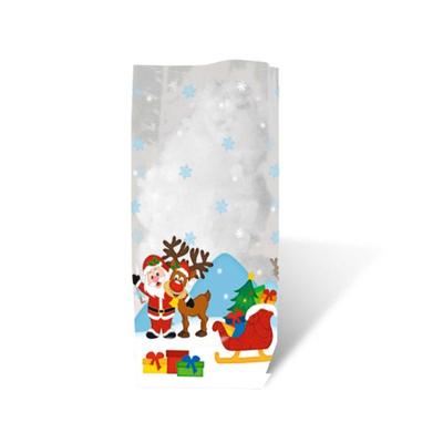 URSUS Geschenk-Bodenbeutel Geschenk-Bodenbeutel, Weihnachtsmann, (11,5 x 19 cm)