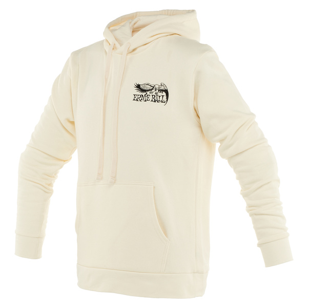 Ernie Ball Hoodie Classic Eagle Natural L Natural with black chest print