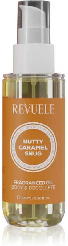 Revuele Nutty Caramel Snug Fragranced Oil huile parfumée corps 100 ml