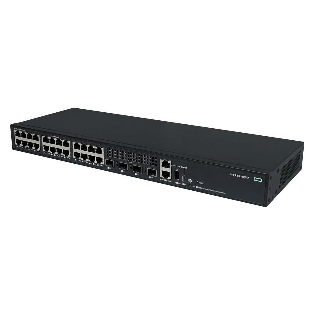 HPE Networking CW 2150 24p 10M/100M/1G 4p SFP+ 1G/10G Switch (24 Ports) (S6X50A)