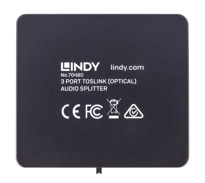 Lindy 3 Port TosLink Splitter
