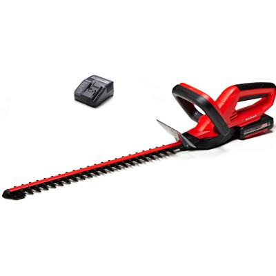 Akku-Heckenschere EINHELL "GC-CH 1846 Li Kit", rot, Gartenscheren-Maschinen, 46 cm Schnittlänge, mit Akku 18V/2,0 Ah und Ladegerät