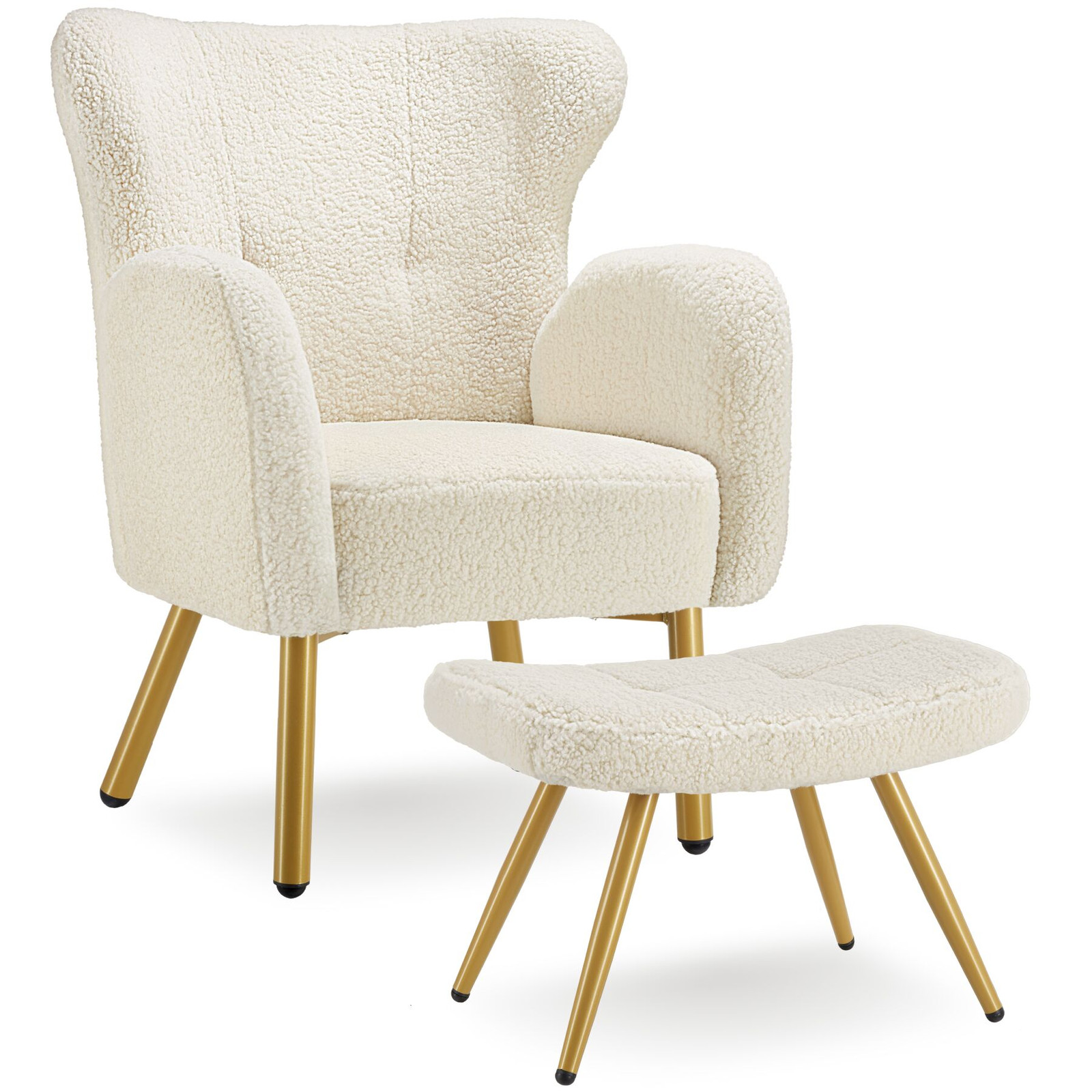 TecTake Scandinavische Lounge Fauteuil voor Volwassenen in Scandinavische Stijl