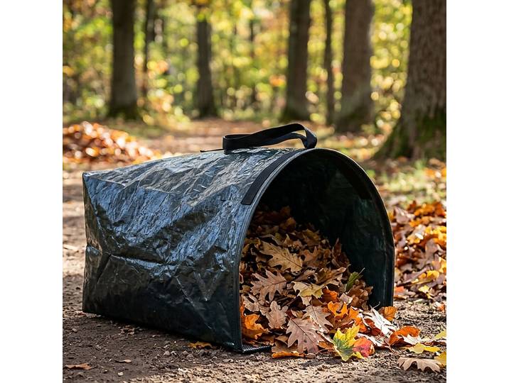 Faltbarer Laubsack mit Kehrkante, 150 l
