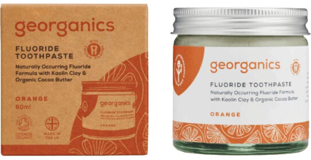 Georganics Dentífrico Flúor Naranja 60 ml