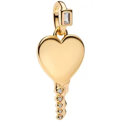Pandora 364353C01 Anhänger Herzschlüssel Goldfarben