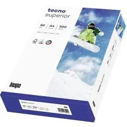 Inapa Tecno Kopierpapier Superior 2100011533 A4 gelocht 500 Bl./Pack.