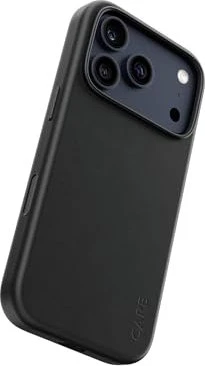 PanzerGlass CARE Hülle Apple iPhone 17 Pro SOLO MagSafe schwarz veganes Leder