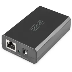 DIGITUS Gigabit Ethernet PoE Splitter, 802.3af/at/bt Ausgangsspannung: 12V/4,2A,24V/2,1A, 51W