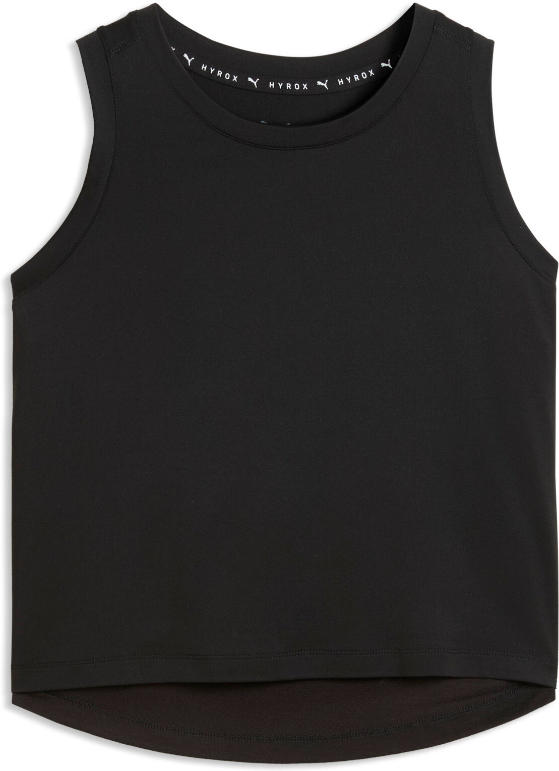 Tanktop PUMA "W X HYROX CLOUDSPUN CITY TANK", Damen, Gr. L, schwarz (puma schwarz), Jersey, Obermaterial: 94% Polyester, 6% Elasthan, unifarben, regular fit kurz, Rundhals, Tops Tanktop
