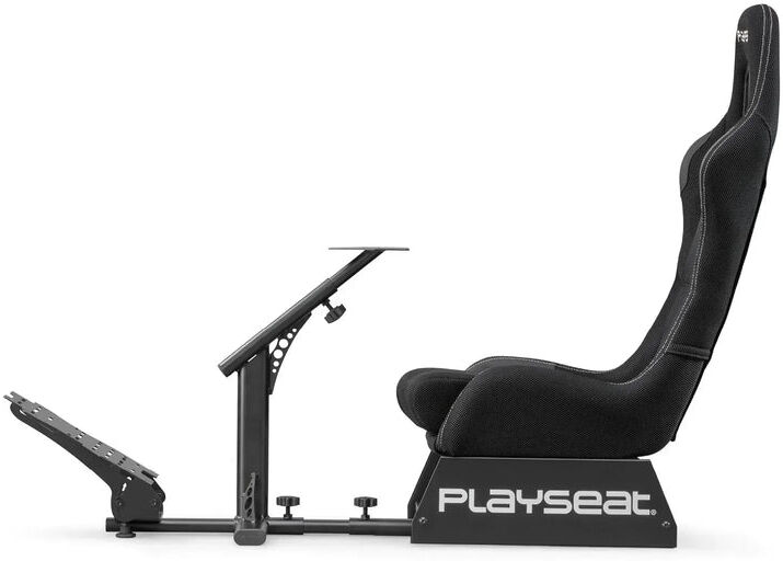Playseat Evolution Black ActiFit Racing Simulator Cockpit for Office Use - Adjustable Steel Frame - Compatible with Steering Wheel and Pedals