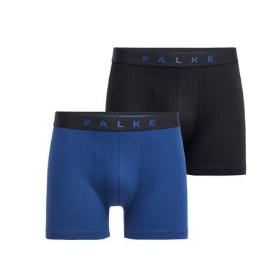 Boxer FALKE "Daily Comfort", Herren, Gr. XXL, 2 Stk., blau (sortiment (0020)), Unterhosen