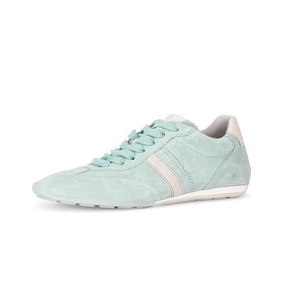 Sneaker GABOR "Sneaker low", Damen, Gr. 39, grün (türkis), Schuhe Sneaker