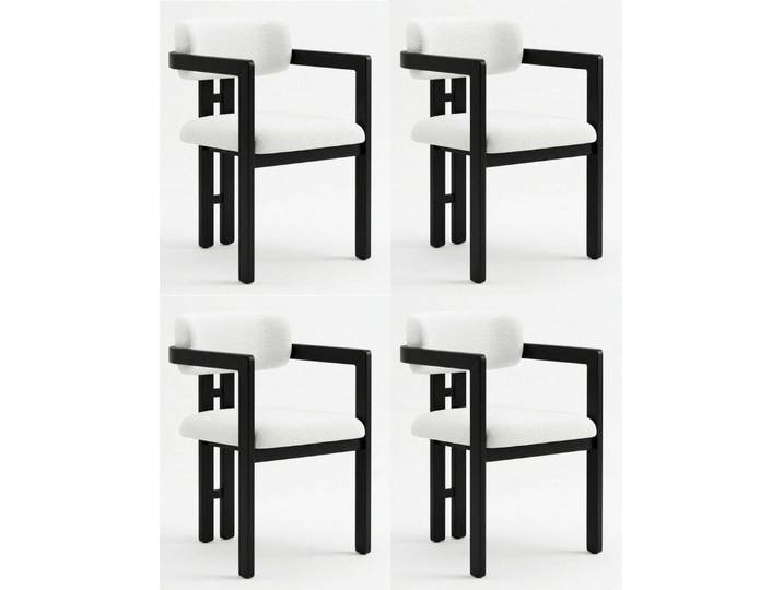 Xlmoebel Sitzgruppe 4er-Set stilvolle Polsterstühle – modern und bequem, (4er-Set, 4-tlg., 4er-Set Polsterstühle), Made in Europa