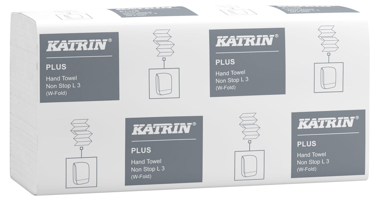 KATRIN® Papierhandtücher PLUS Non Stop L3 3-lagig 00061600