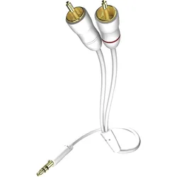 in-akustik Star MP3 Audio Cable - Audiokabel - RCA x 2 männlich bis Stereo Mini-...
