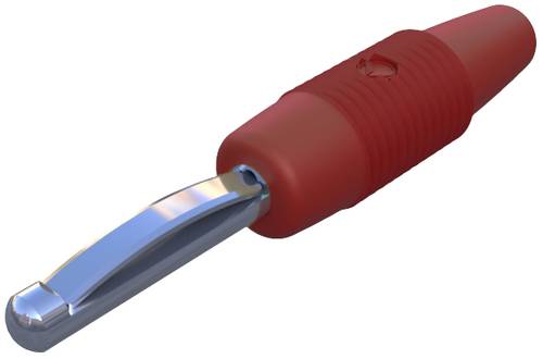 Hirschmann Test & Measurement VON 20 Bananenstecker Stecker, gerade Stift-Ø: 4mm Rot