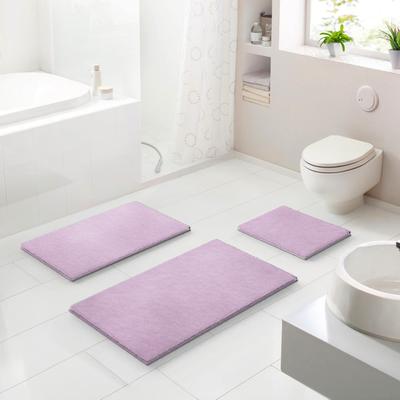Badematte GRUND "Molena", rosa (lavendel), H:28mm, Polyester, Badematten, Badematte, Hoher LUXURYSOFT-Flor aus Polyester, 5 Jahre Garantie