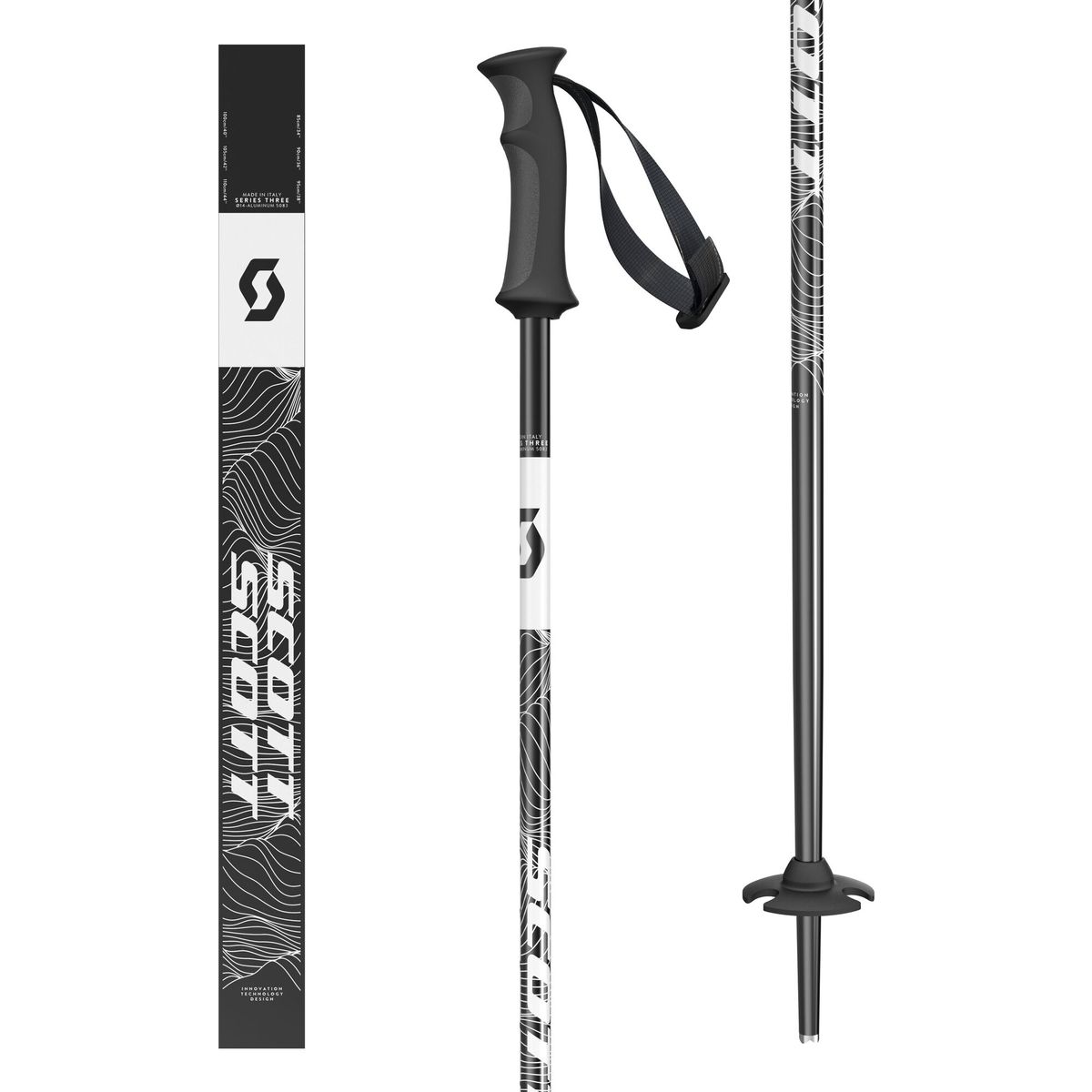 Scott Pole Element Jr black/white (1007) 100 4243551007100