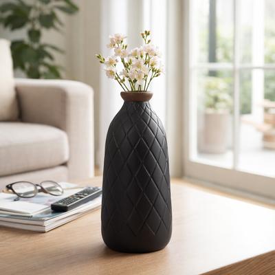 Sagebrook Home Neutral Ceramic Vase