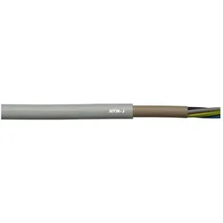 Mantelleitung NYM-J 5x2, 5 grau - NYMJ5x2, 5  - 50 Meter