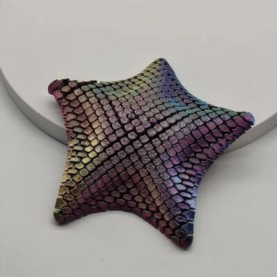 Inspired Living Articulated Starfish Fidget Toy 3D Printed Stress Relief Desk Decor For Kids & Adults cal