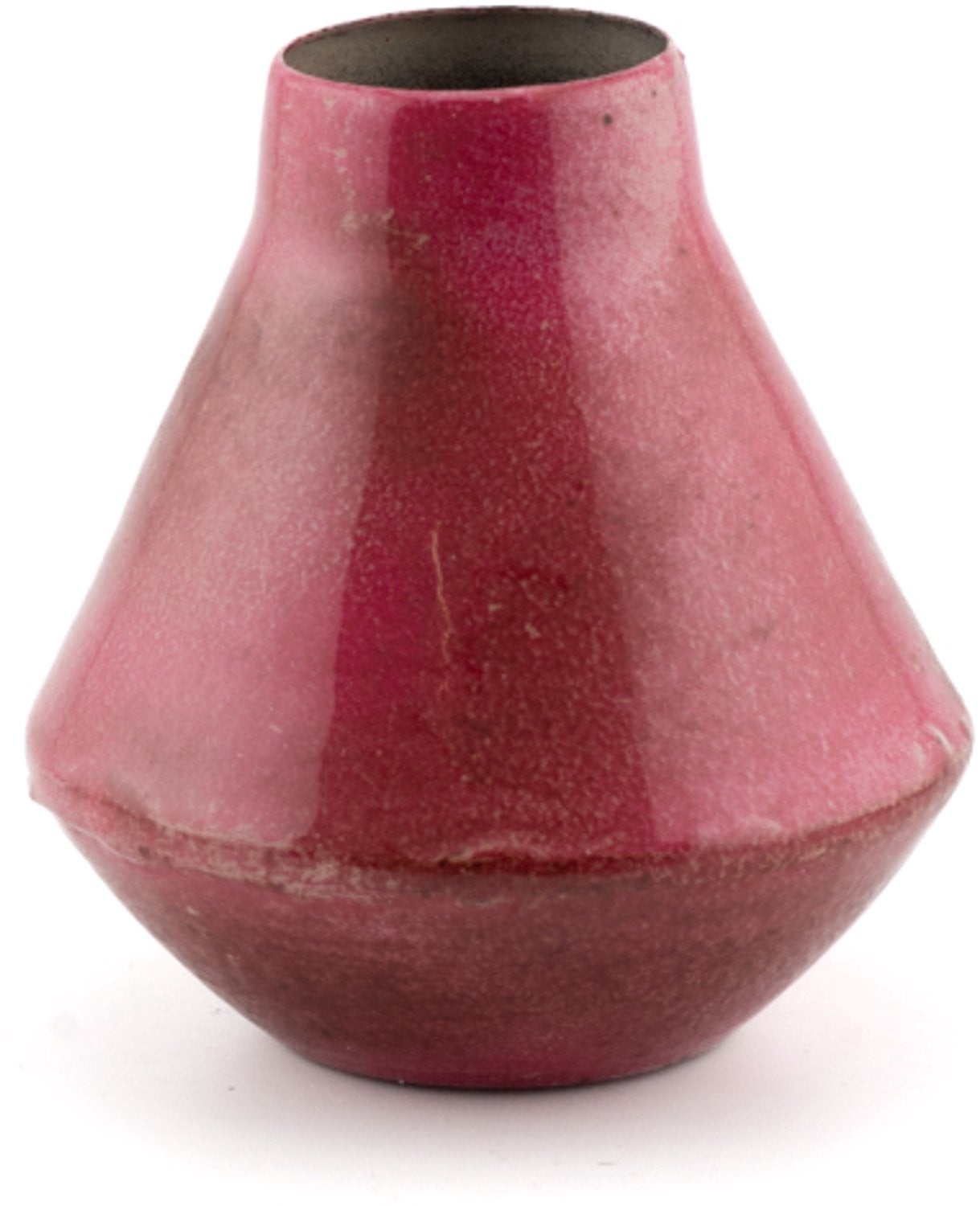 Metalen vaasje roze