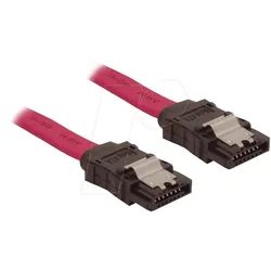 AK SATA 03 GGMK - Seriell-ATA Kabel, 30cm, gerade, Metallfeder