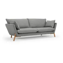 Nordic Collection Sofa Hasle Stoff Steel Grey 3-Sitzer