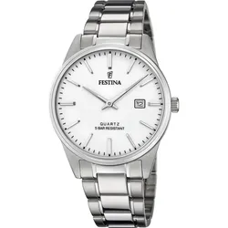 Festina Quarz Herren Klassik F20511/2 - silber - 39.3mm