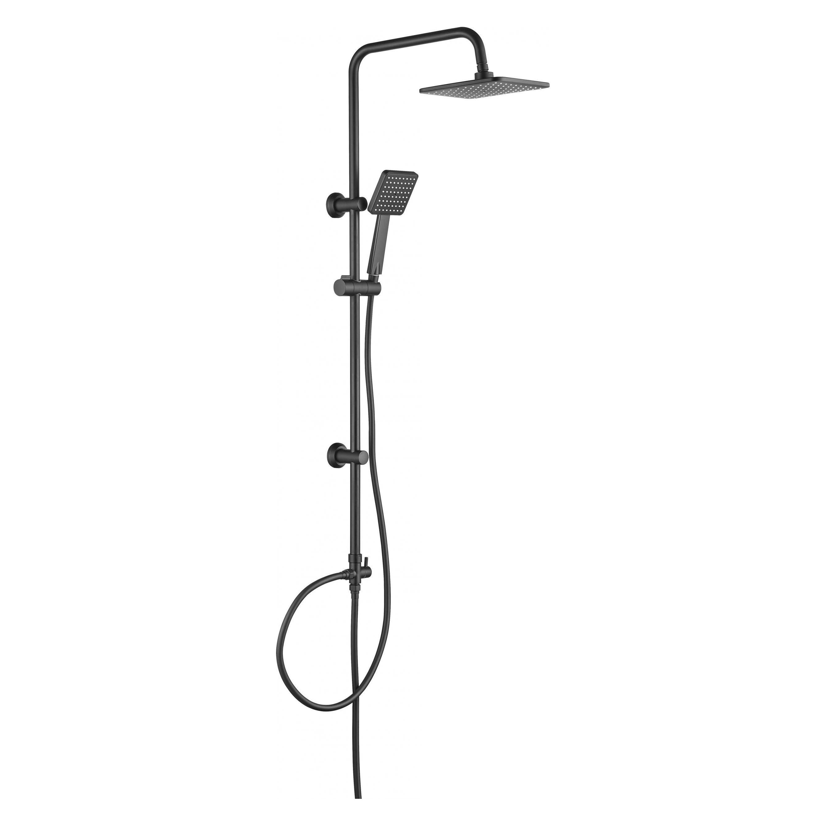 Deante Duschset Boro 1-Funktions-Regenbrause (NER N51K)