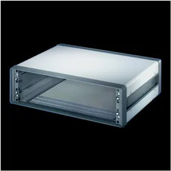 Schroff 10225612 Gehäuse 3HE T 400mm, Serverschrank Zubehör, Grau