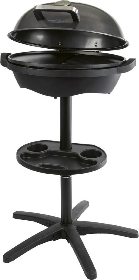 Proficook 501303 PC-BQS 1303 Elektrische Barbecue-standgrill, zwart