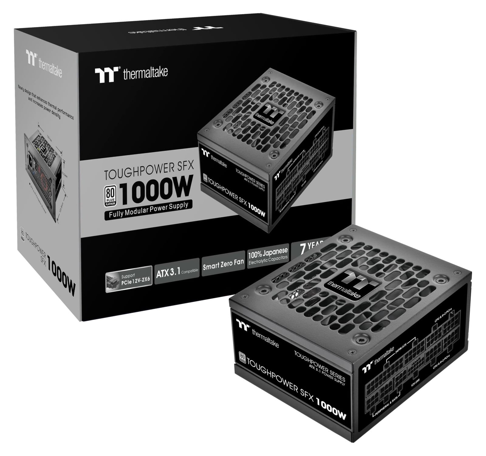 Thermaltake Toughpower SFX 850W ATX 3.1 Voeding 80+ Platinum
