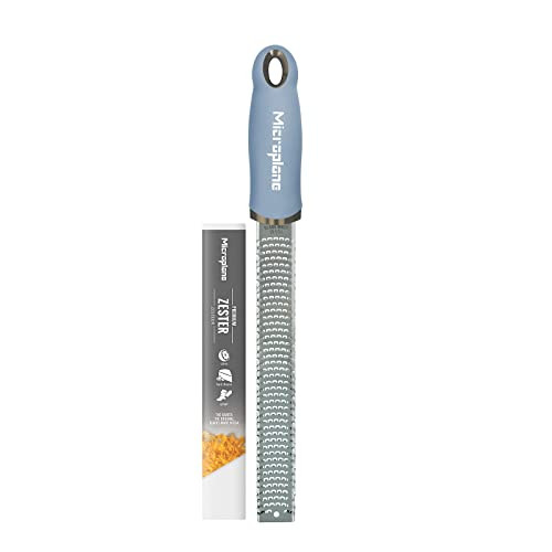 Microplane Zester rasp Sky Blue voor citrusvruchten, kaas en gember