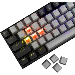White Shark Wakizashi 2 (US, Kabelgebunden), Tastatur, Schwarz, Grau