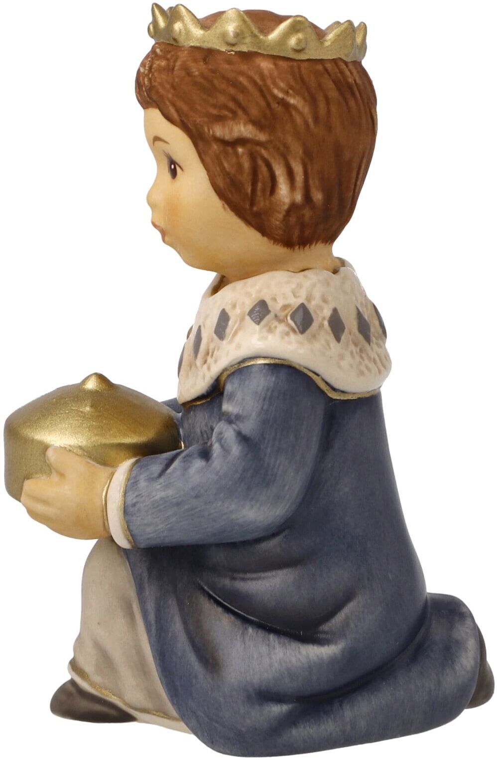 Krippenfigur GOEBEL "Krippenfiguren, Weihnachtsdeko", bunt, B:5,5cm H:8,5cm, Steingut, Dekofiguren, Krippenfigur, Steingut, Figur - Balthasar bunt B/H/T: 5,5cm x 8,5cm