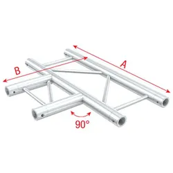 Milos Pro-30 Step P Truss - Cross HB35 - 90° corner - horizontal