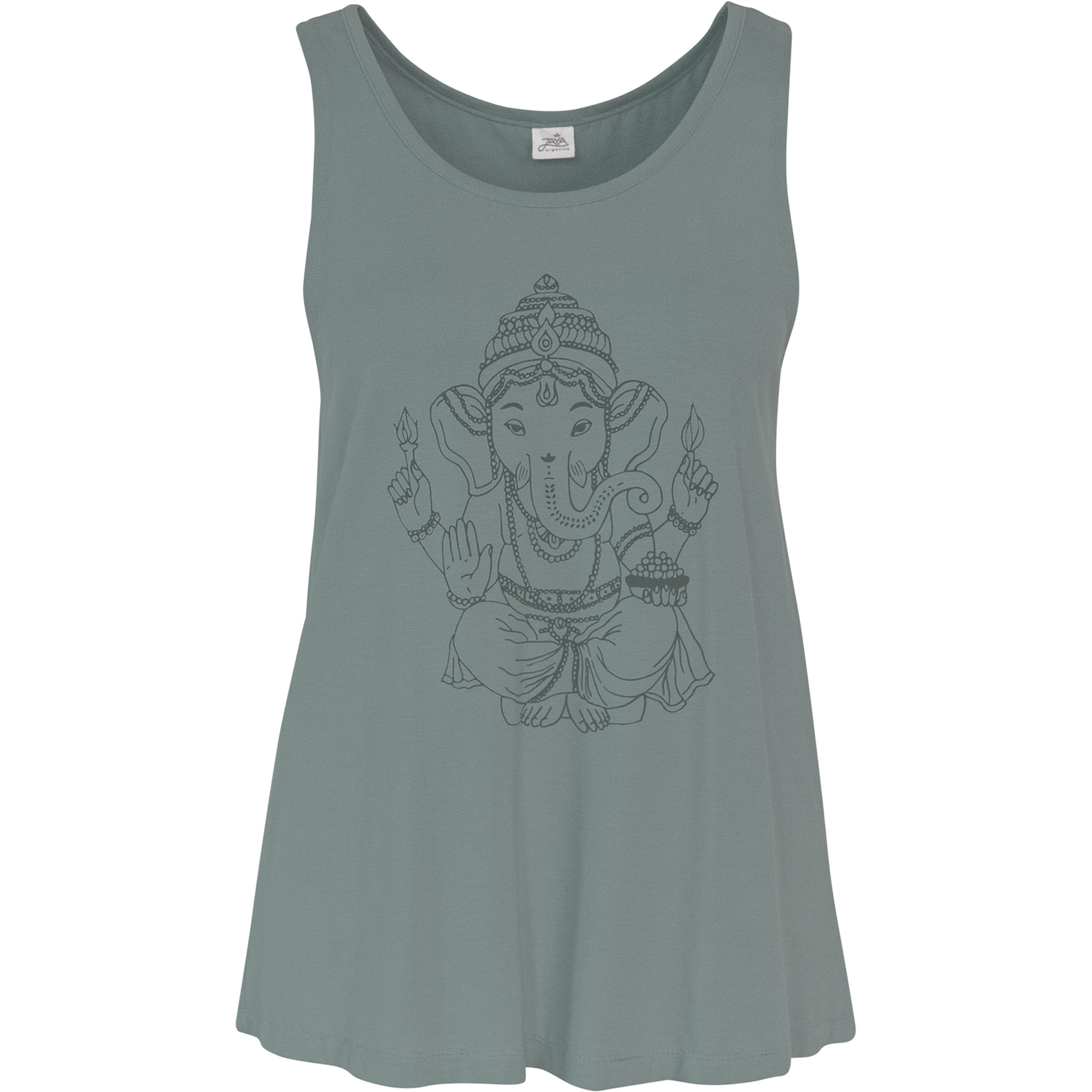 Jaya Ganesha Top Damen Tanktops gruen Größe S Yoga Hautfreundlich