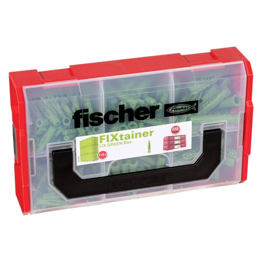 Fischer FIXtainer - UX Green (NV) (210 Stk.) (534094)