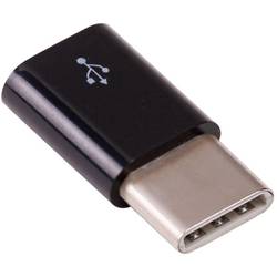 Raspberry Pi® 789RP-19040801 USB-Adapter Raspberry Pi® [1x USB-C® Stecker - 1x Micro-USB-Buchse] Schwarz Daten-/Strom-Kabel SC0220