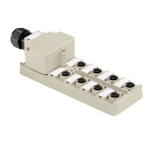 Weidmüller SAI-8-M 5P M12 ECO 1892080000 Sensor/Aktorbox passiv M12-Verteiler mit Metallgewinde 1St.