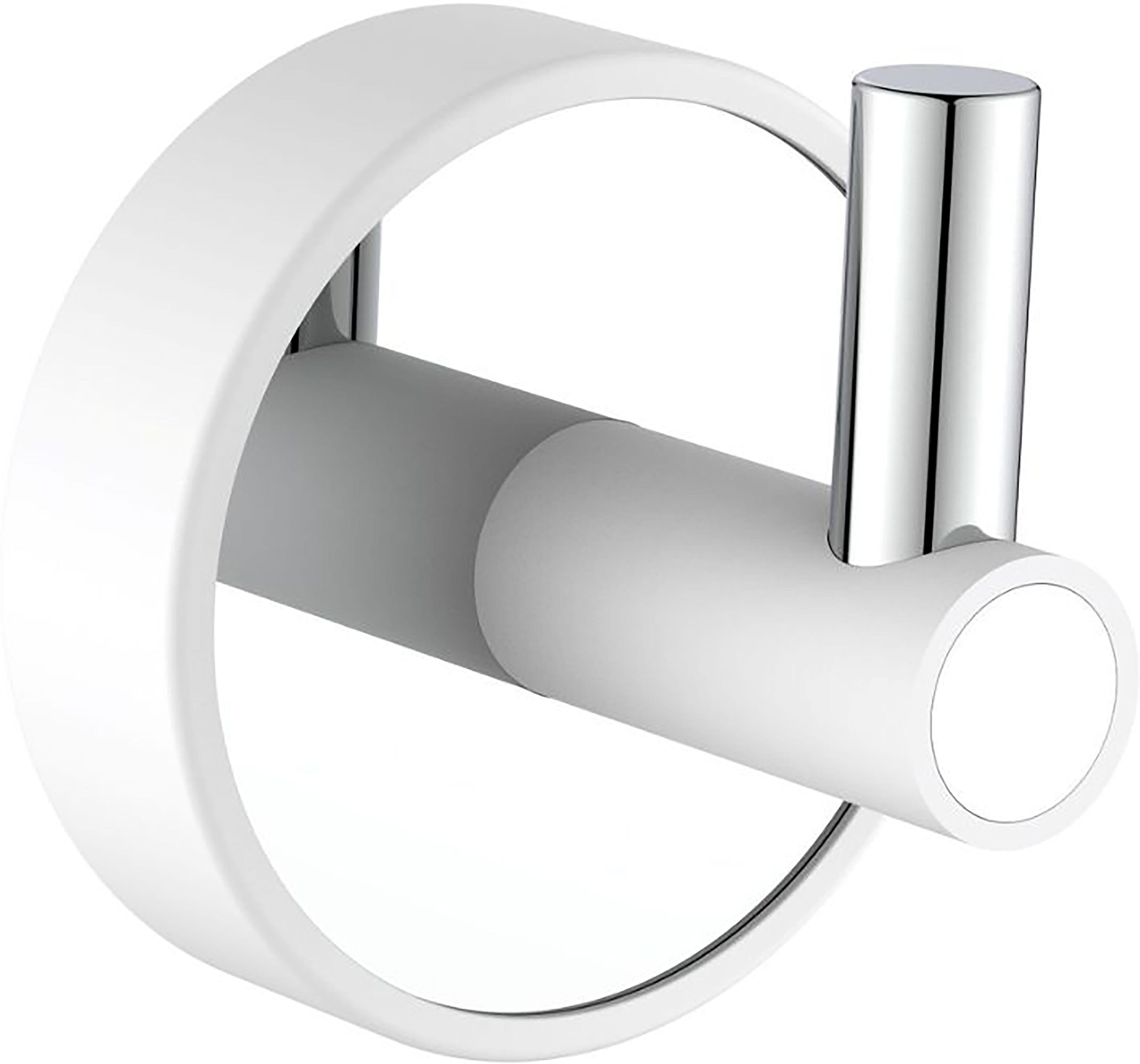 Tecnomat GANCIO SINGOLO SERIE ORIGIN GANCIO SINGO BIANCO FISSAGGIO A MURO