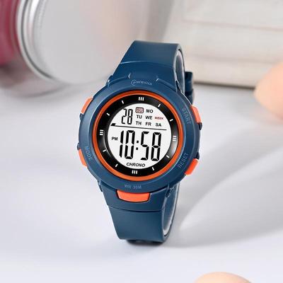 Everyday Crate MINGRUI Kids Digital Sport Watch 30M Waterproof Kids Watch With LED Backlight Alarm Stopwatch blue