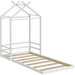 VitaliSpa, Kinderbett, Bodenbett Roofy, Weiss, 90x200 (90 x 200 cm)