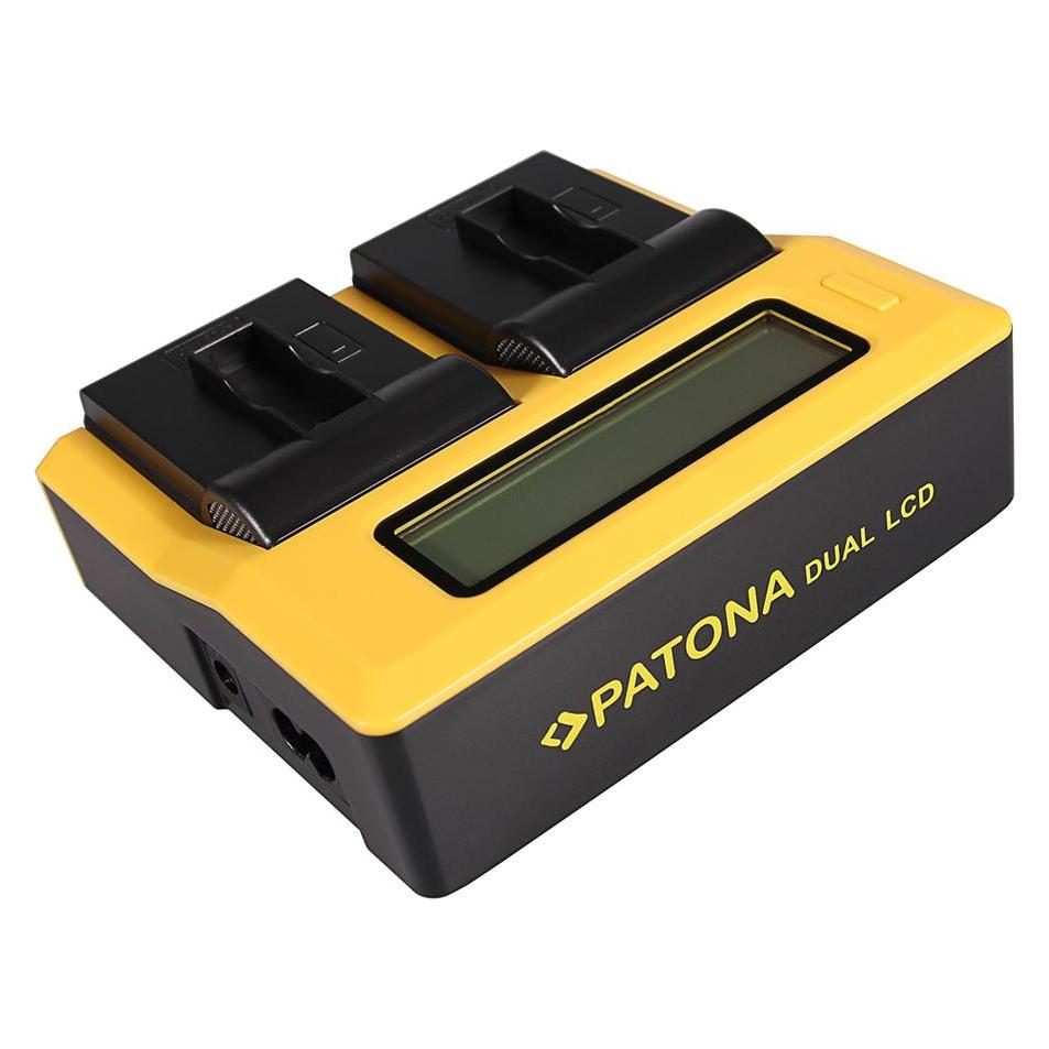 Patona Dual LCD USB Ladegerät f. GoPro AHDBT-401 Hero4 Black Edition AHDBT-401 Hero5 Black (34683081)